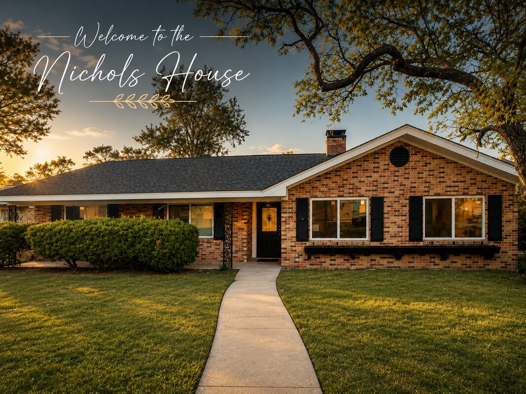 Nichols House women's sober living home exterior — 102 Nichols Dr, San Marcos TX 78666 — Revive Recovery Homes